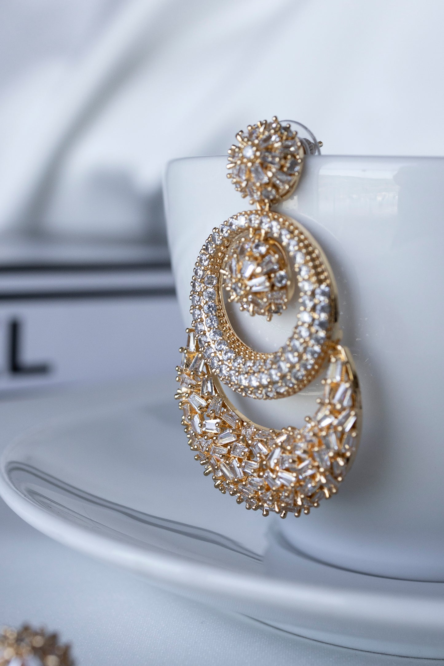 Gold Chandelier Earrings