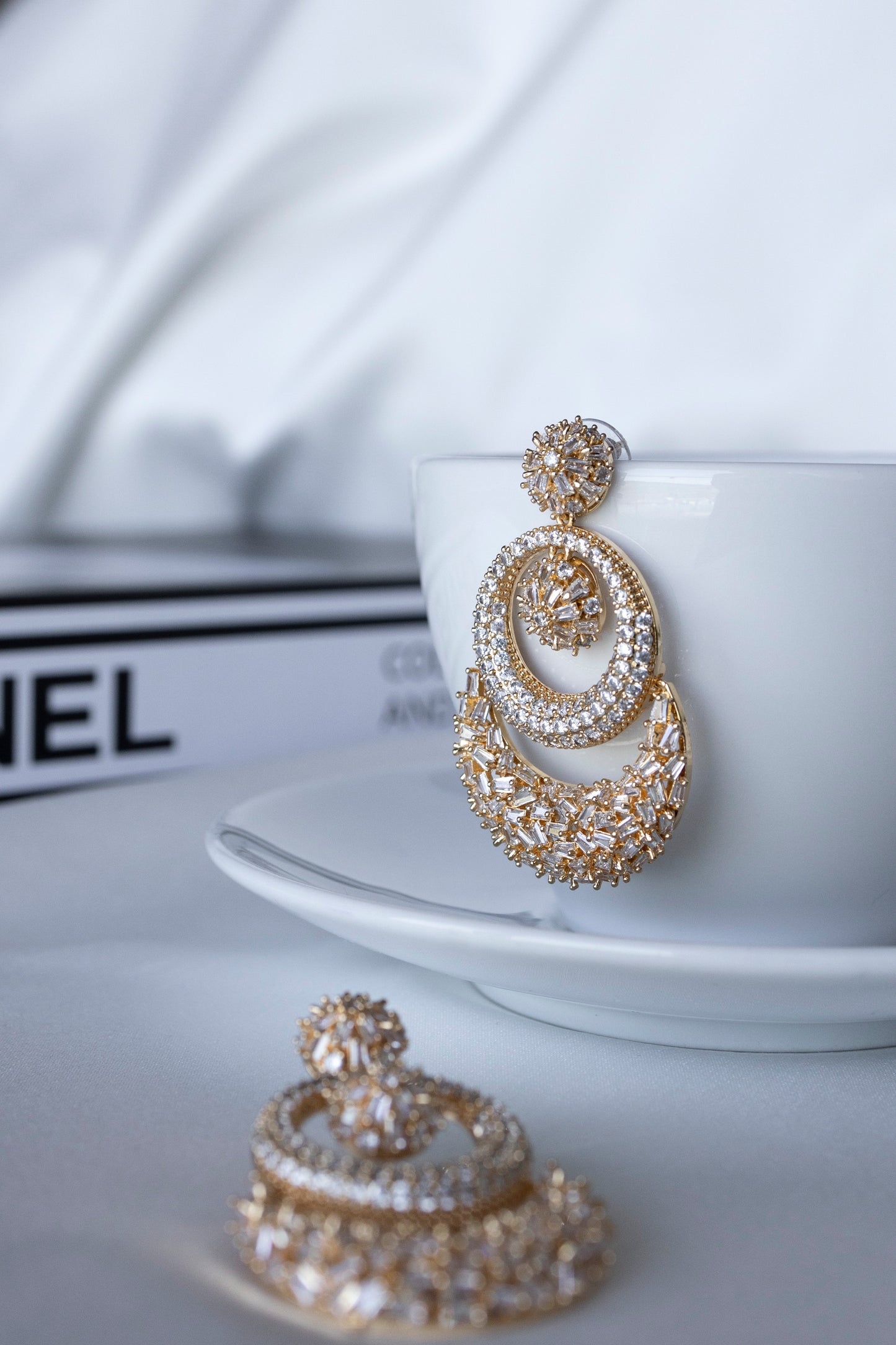 Gold Chandelier Earrings