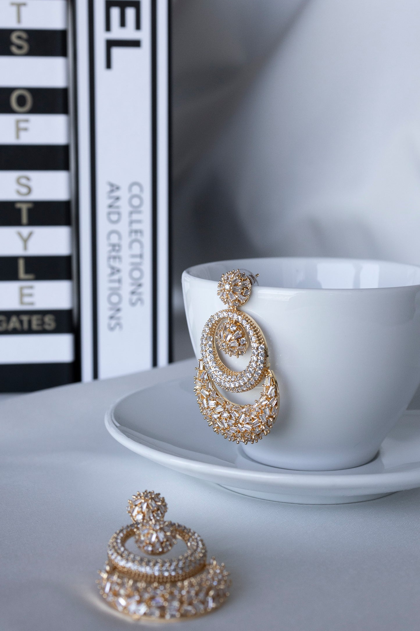 Gold Chandelier Earrings