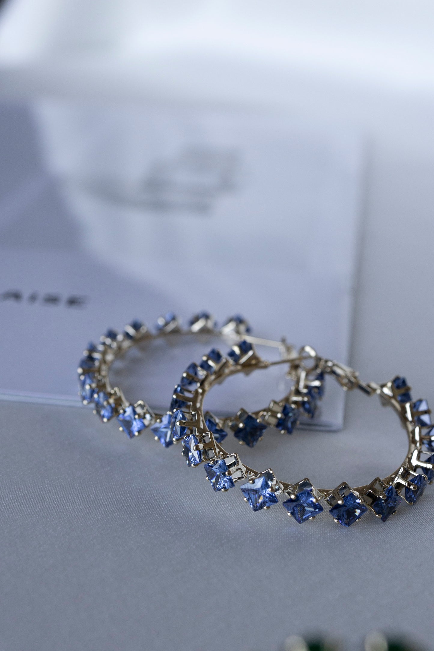 Blue Diamond hoops