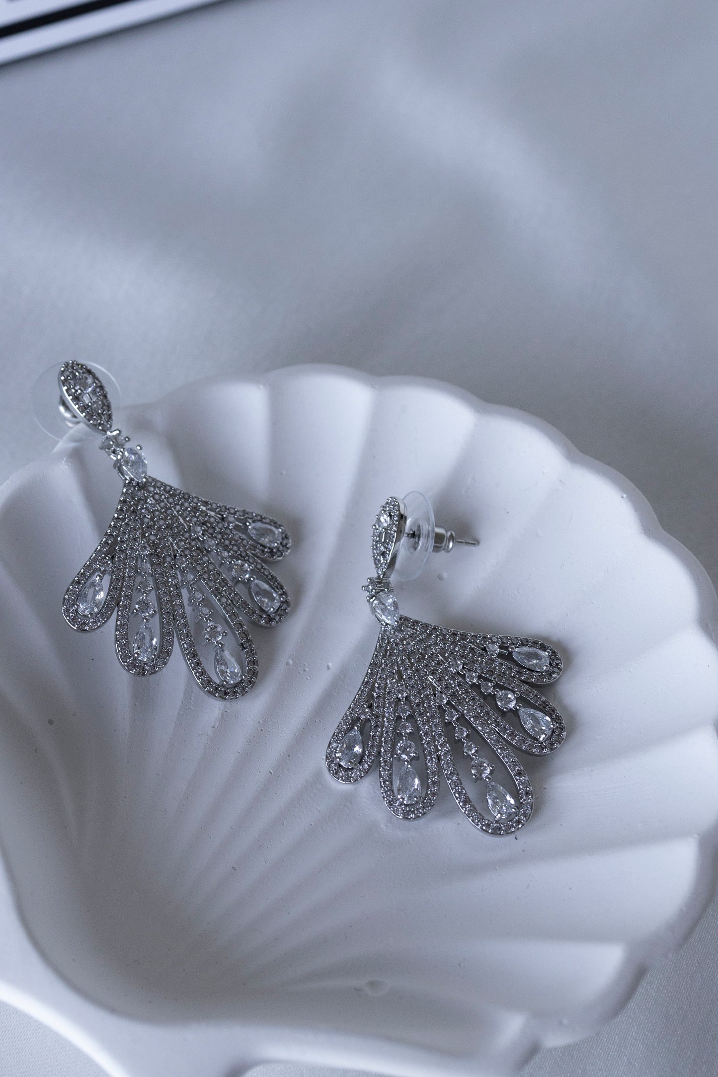 Silver Finger Earrings