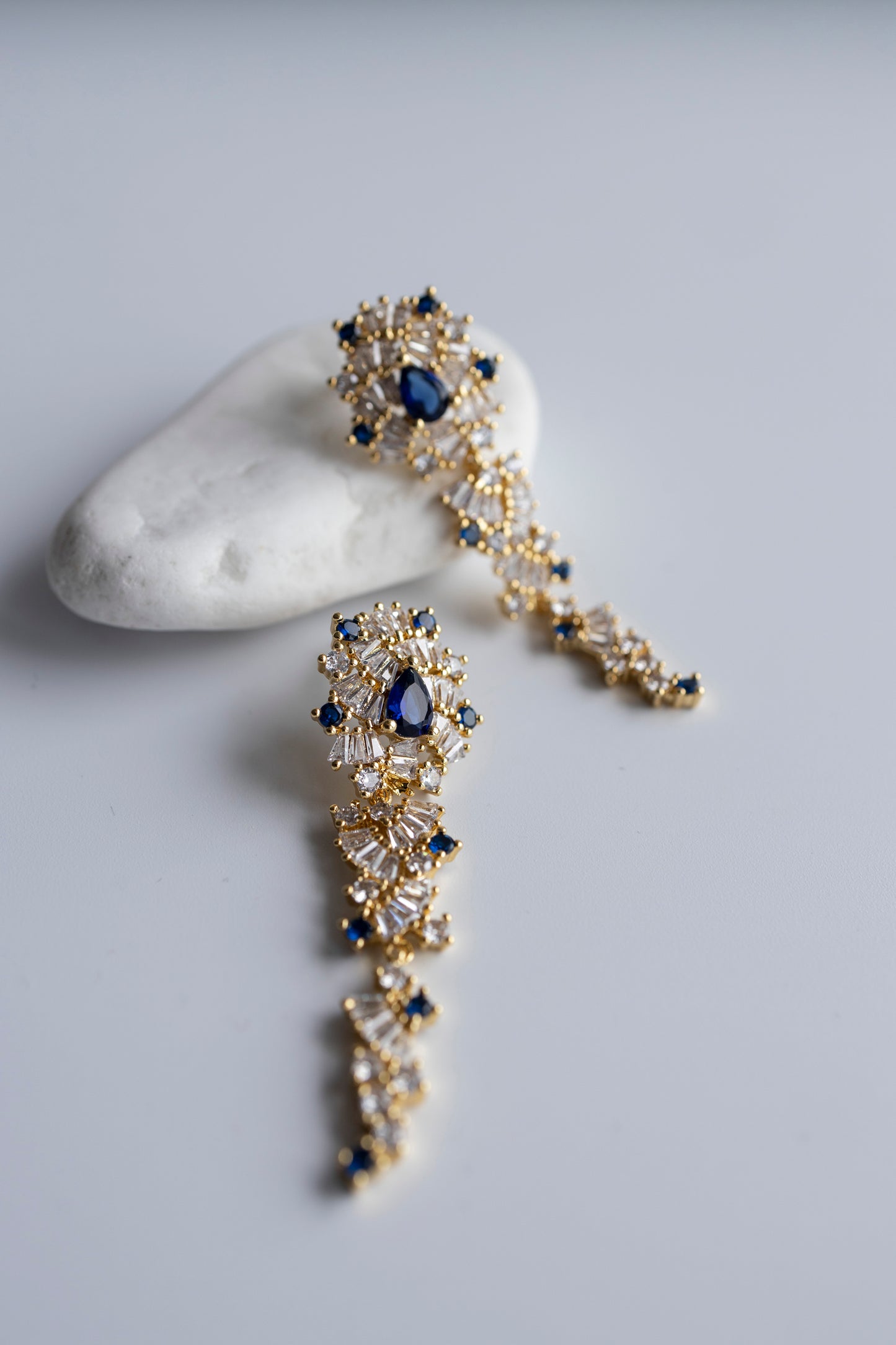 Blue Zirconia Dangles