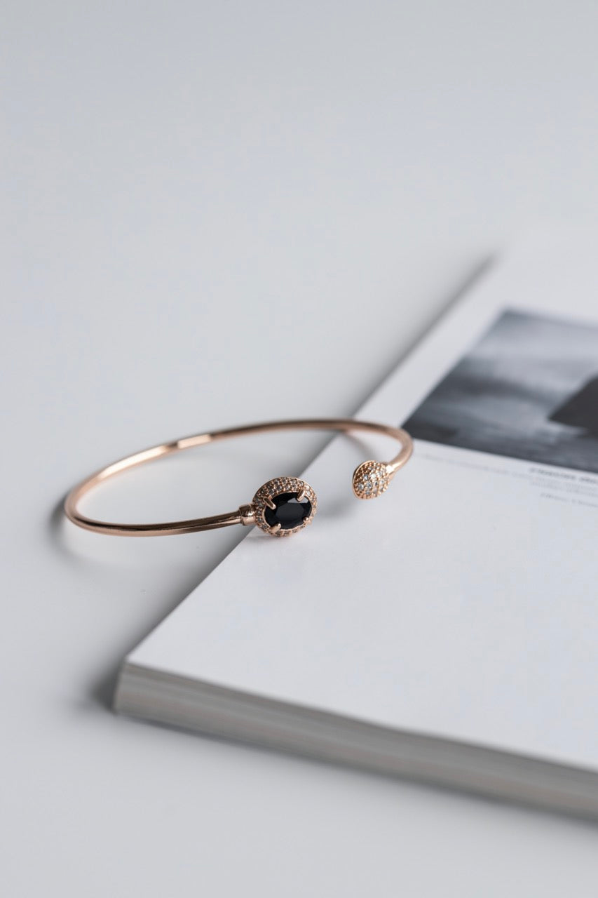 Tri- Tone Black Bracelet
