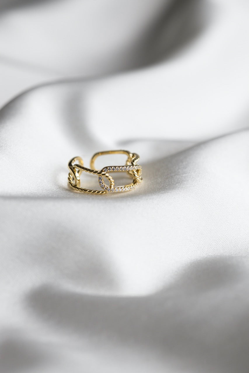 Gold Chain Ring