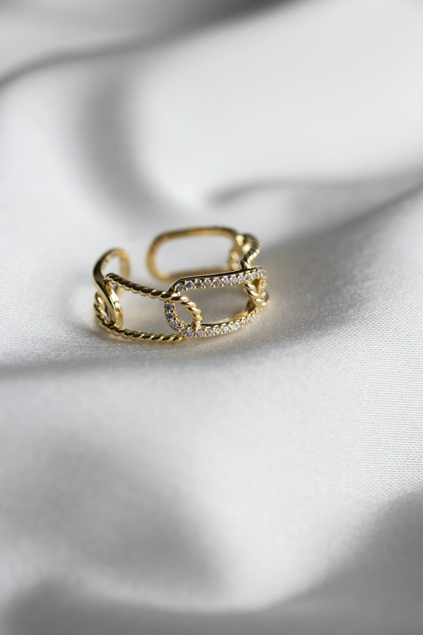 Gold Chain Ring