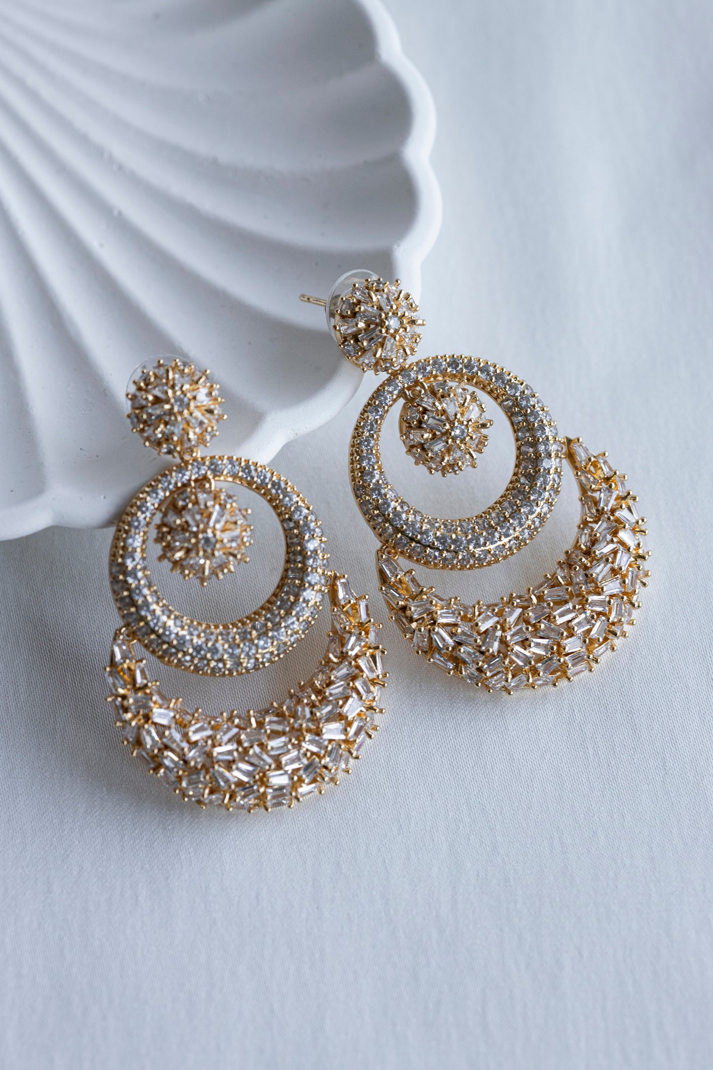 Gold Chandelier Earrings