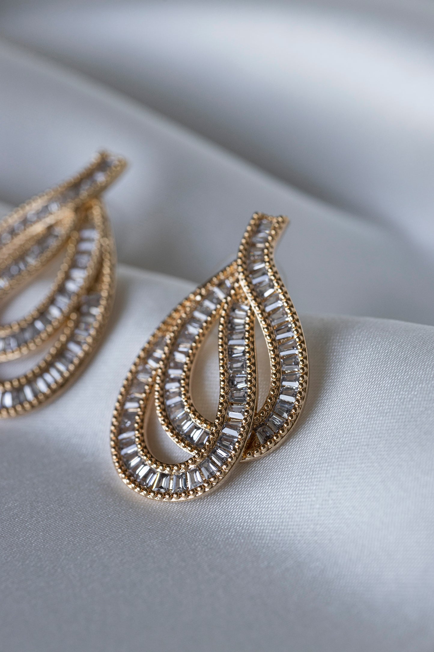 Gold Twist Earrings
