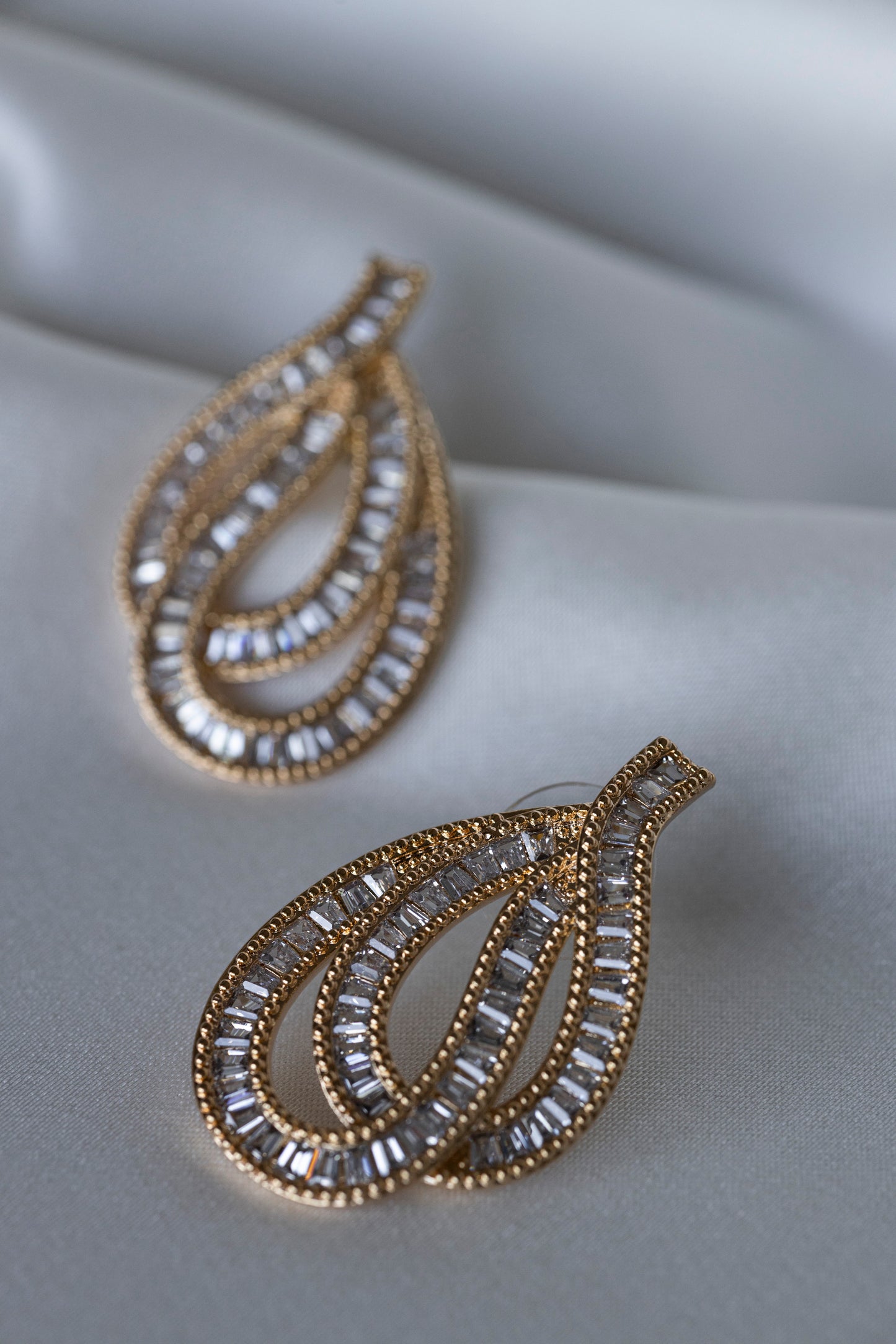 Gold Twist Earrings
