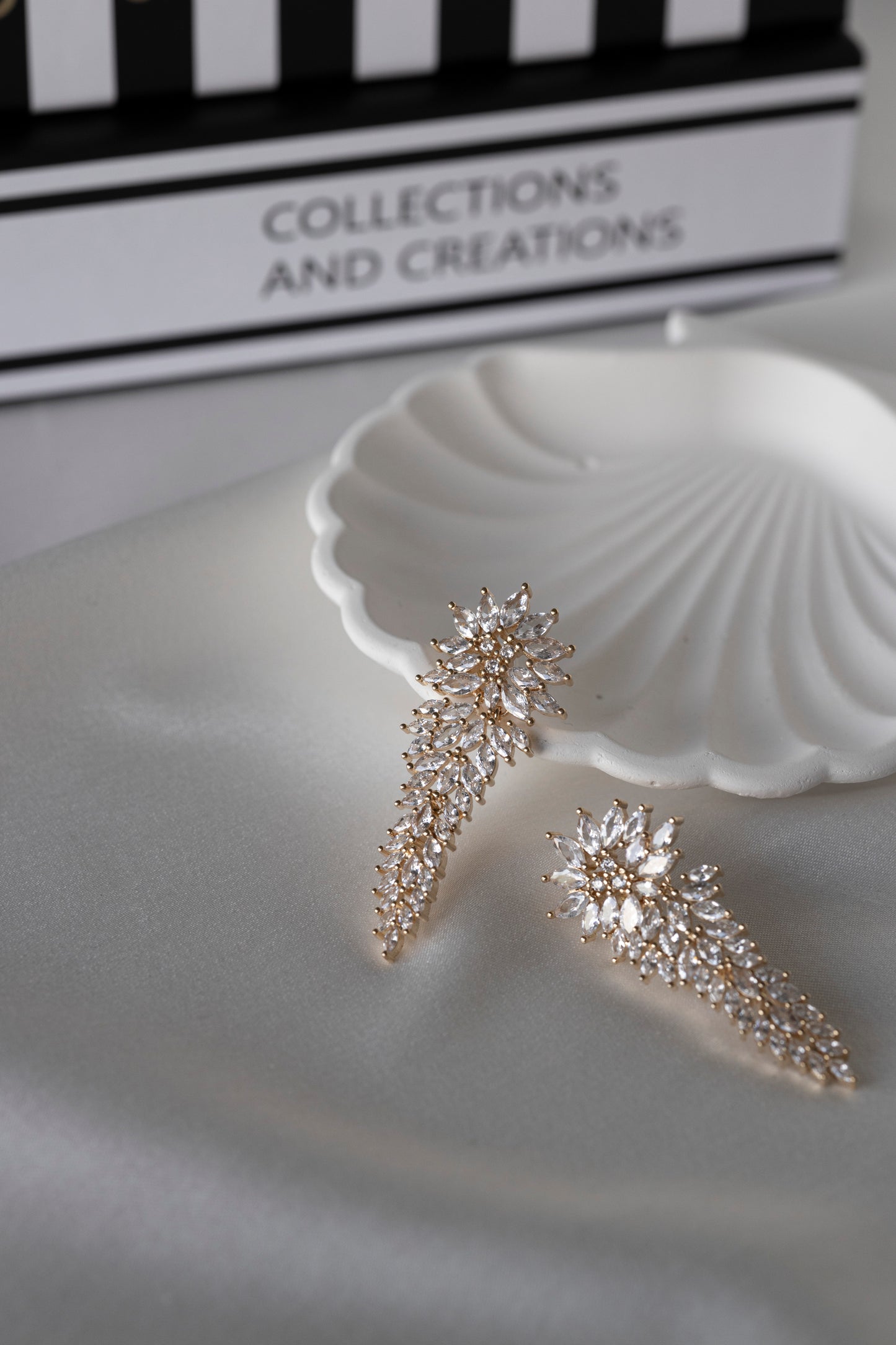 Gold Pine Earrings