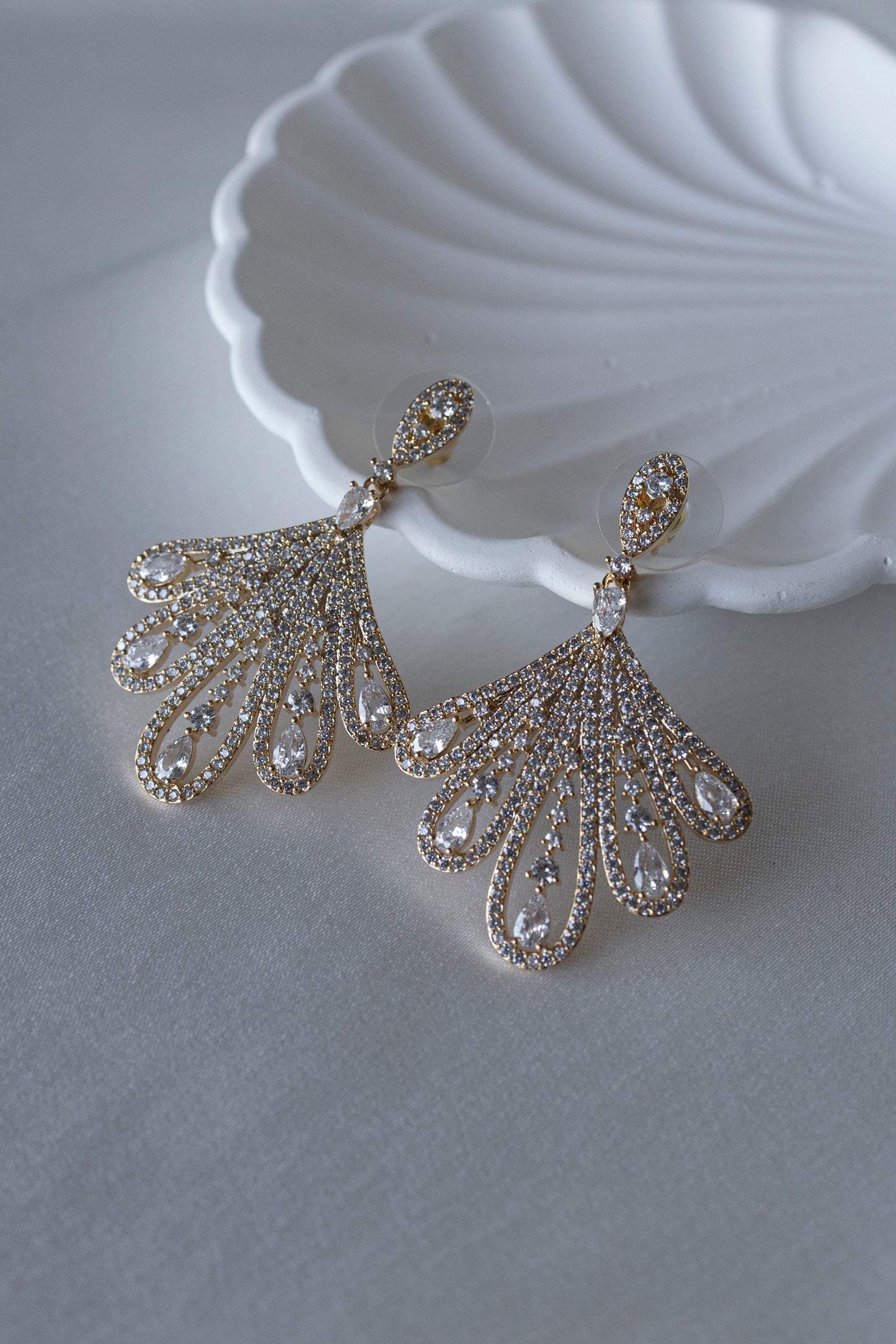 Gold Finger Earrings