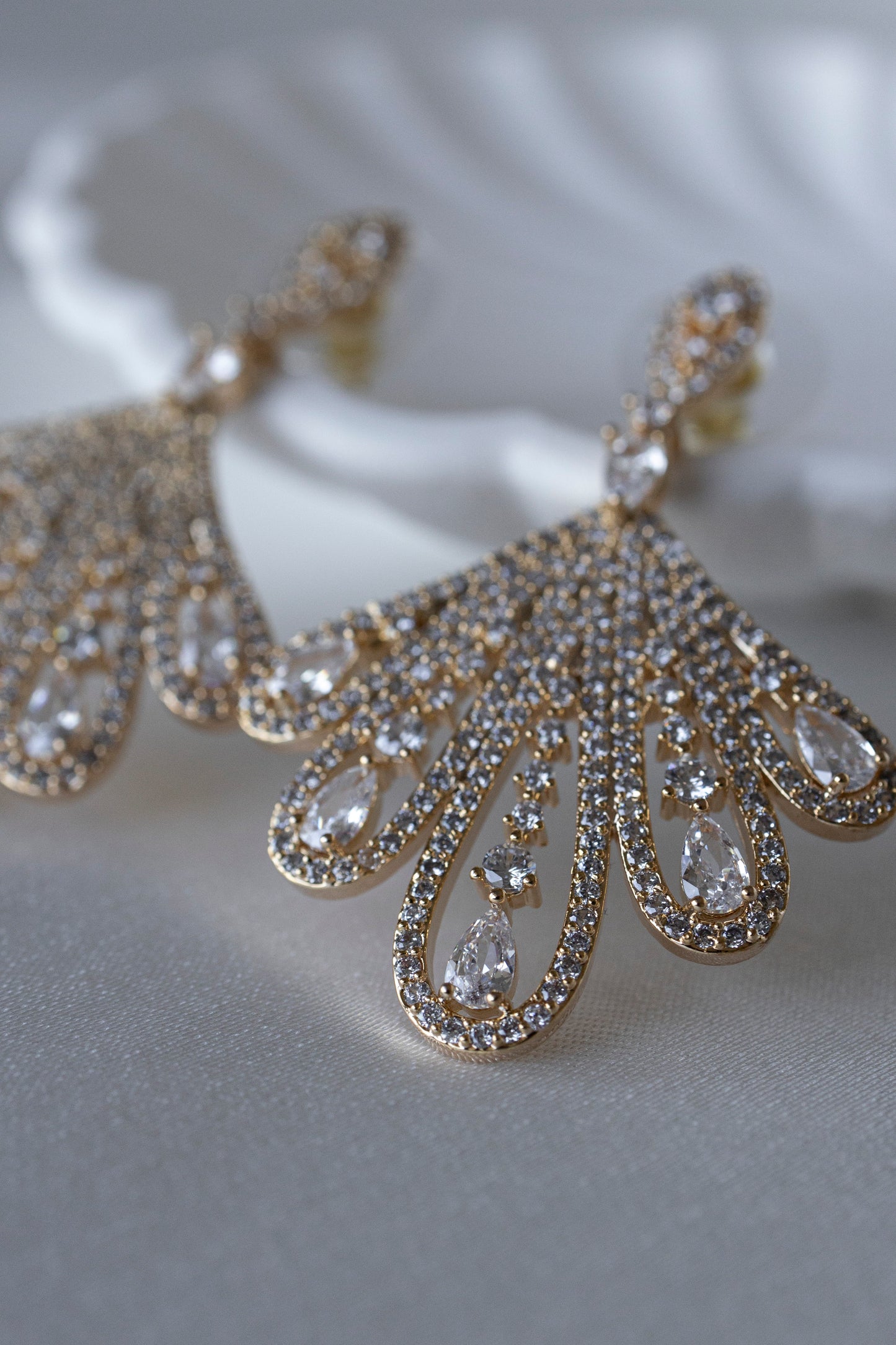 Gold Finger Earrings