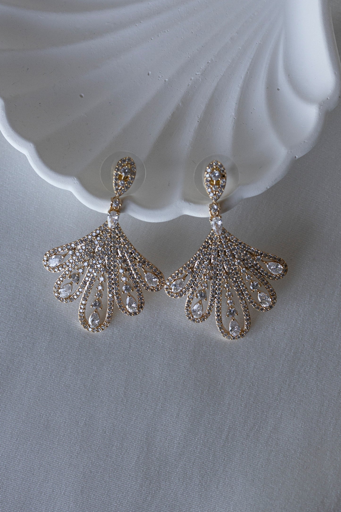 Gold Finger Earrings