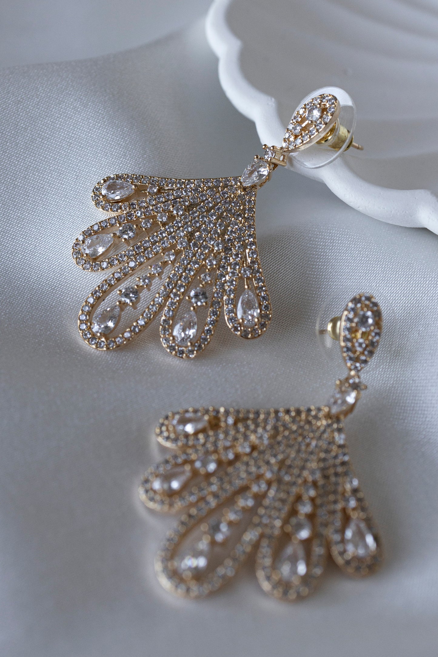 Gold Finger Earrings