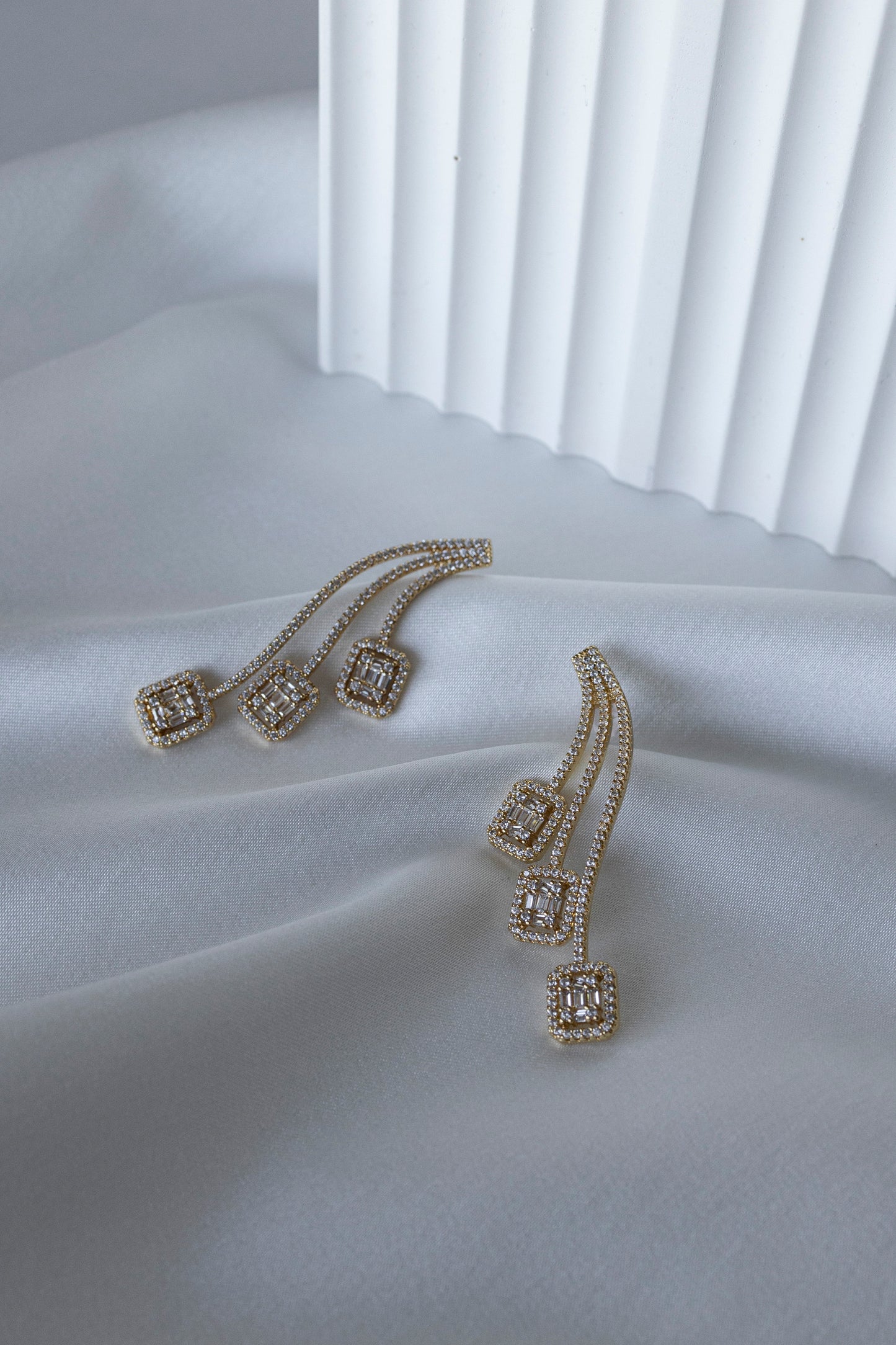Gold Trio Earrings