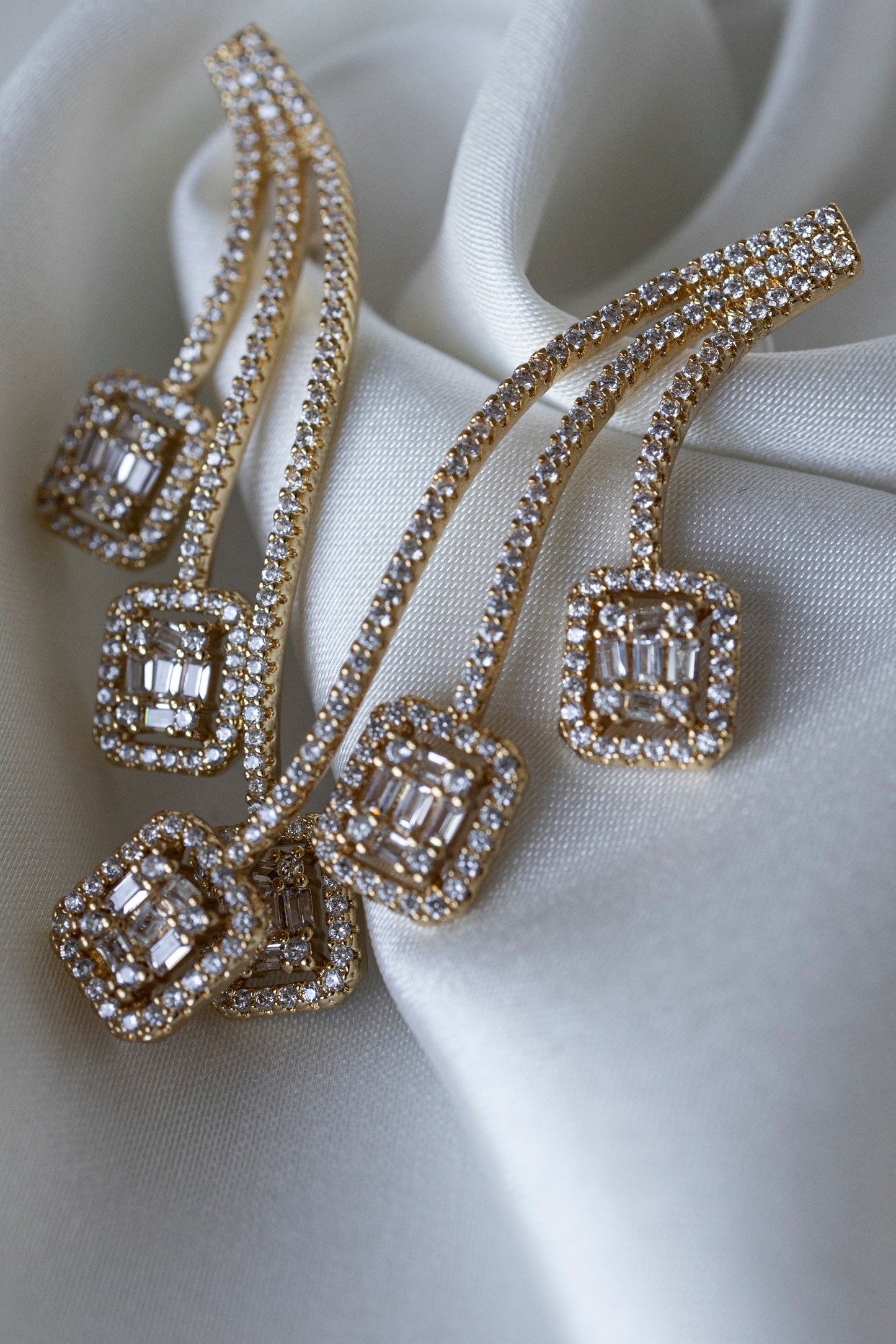 Gold Trio Earrings
