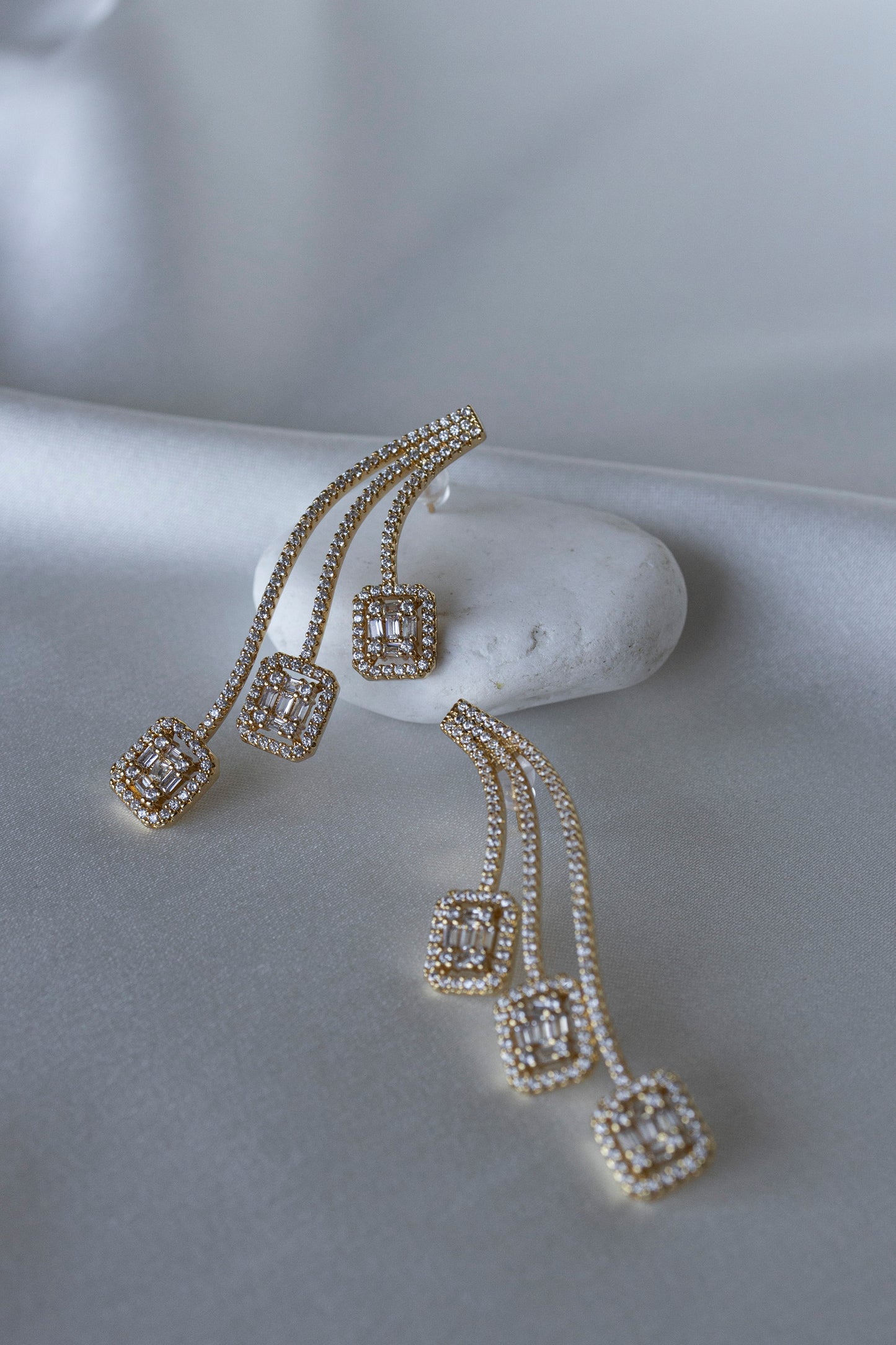 Gold Trio Earrings