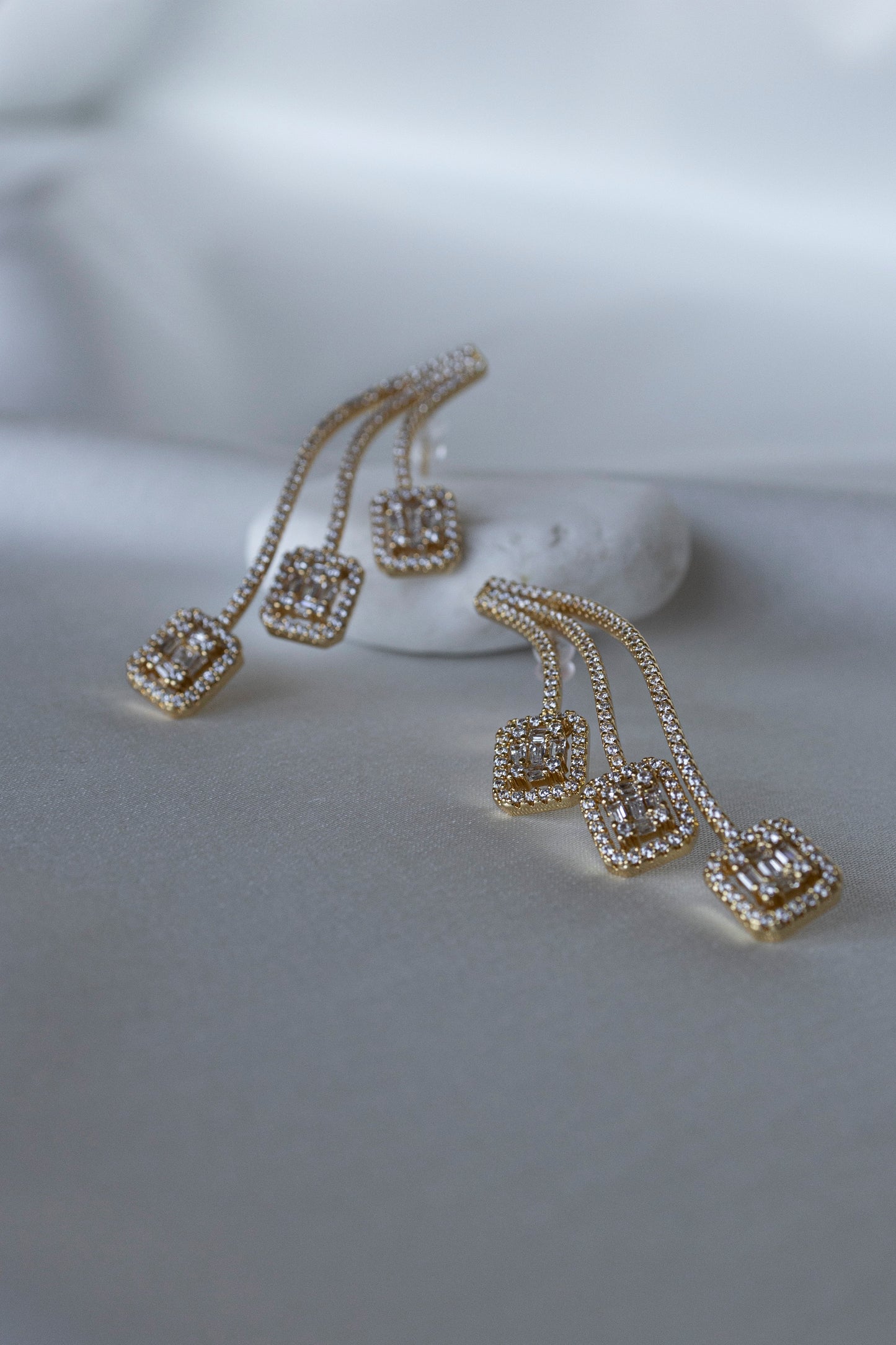 Gold Trio Earrings