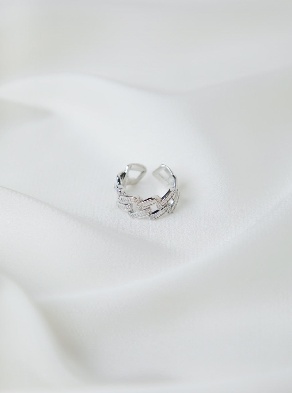 Silver Cuban Ring