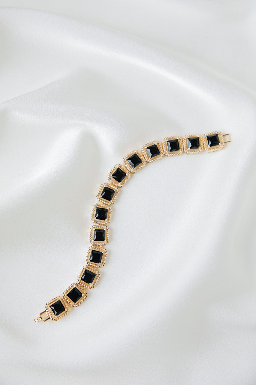 Black Square Bracelet