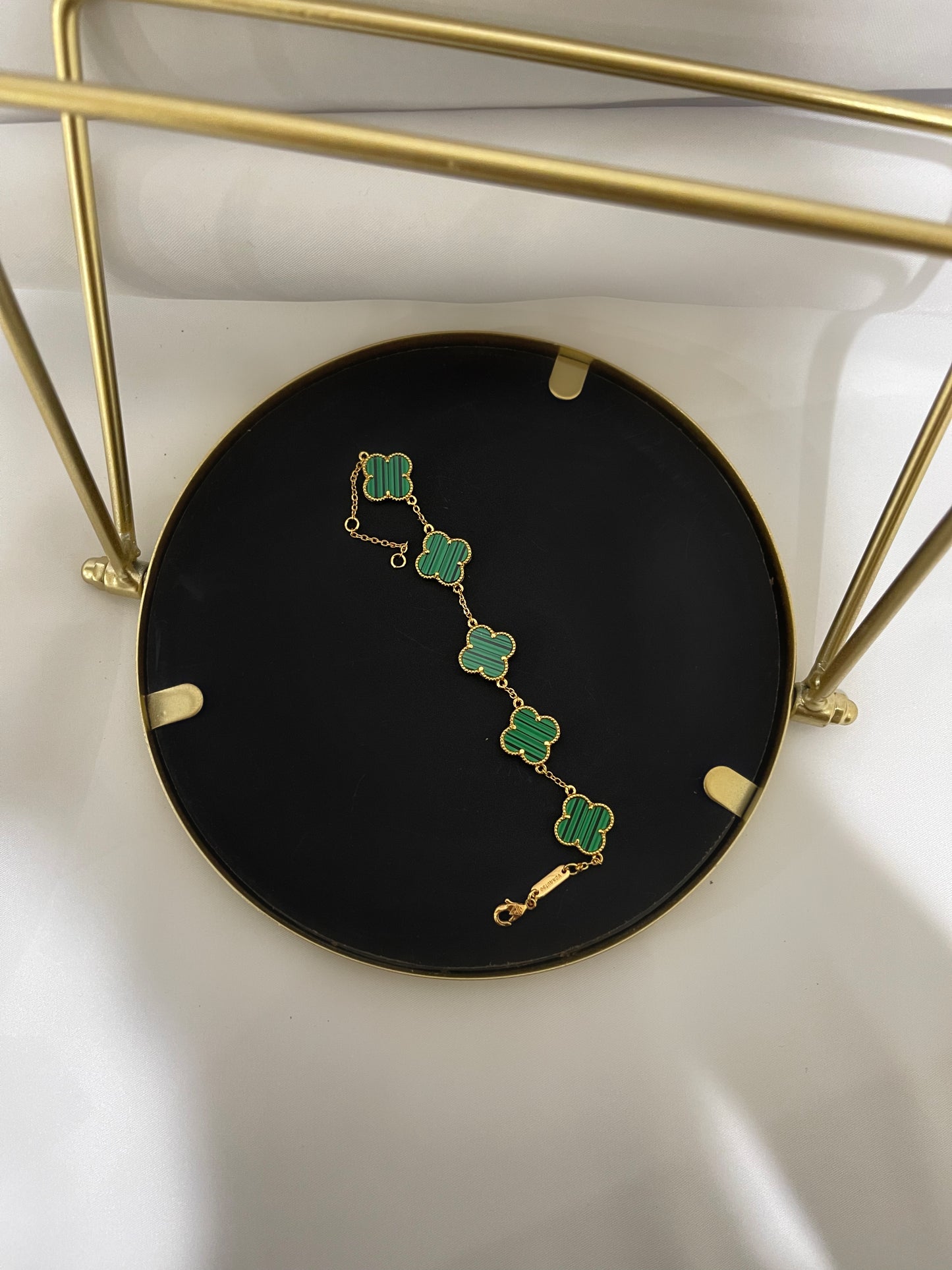 Green Four- Leaf Bracelet