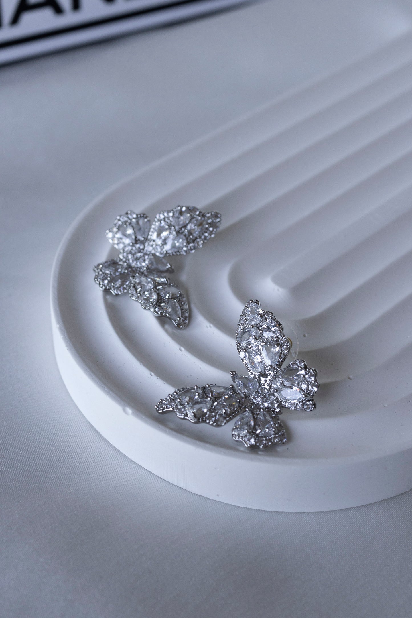 Silver Butterfly Earrings