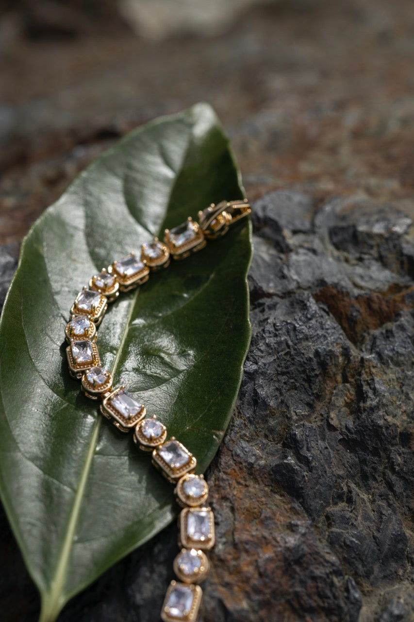 Gold Shapes Bracelet