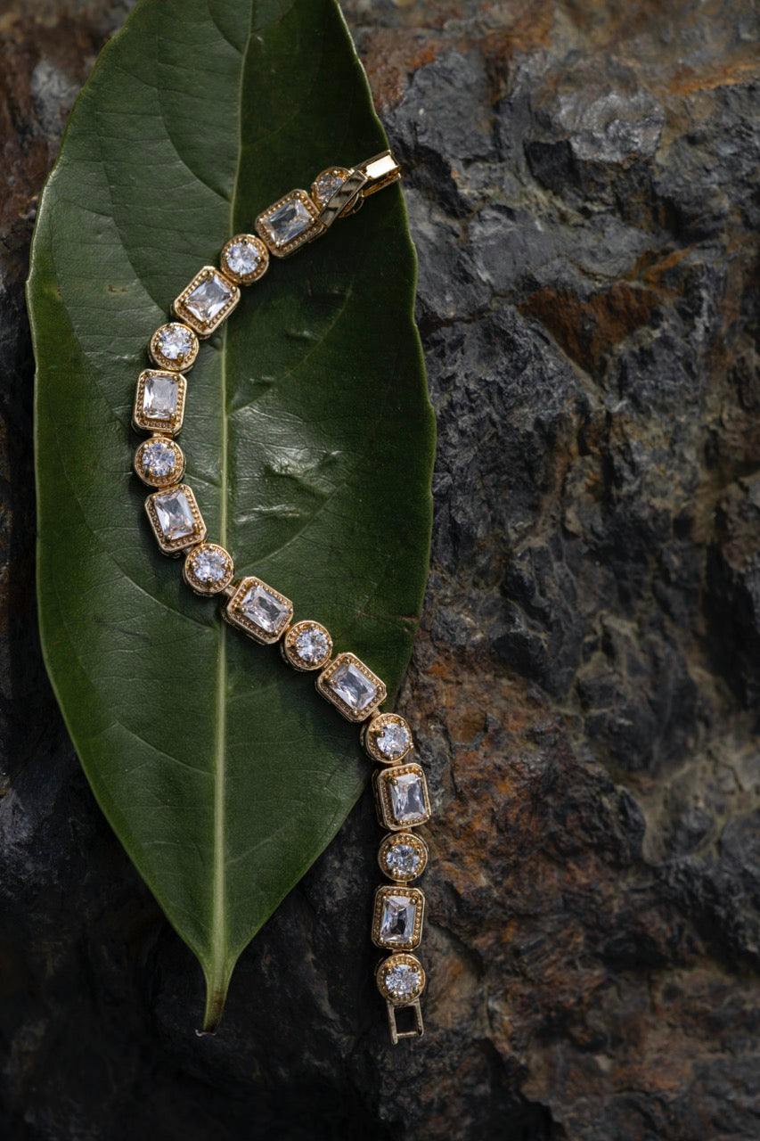 Gold Shapes Bracelet