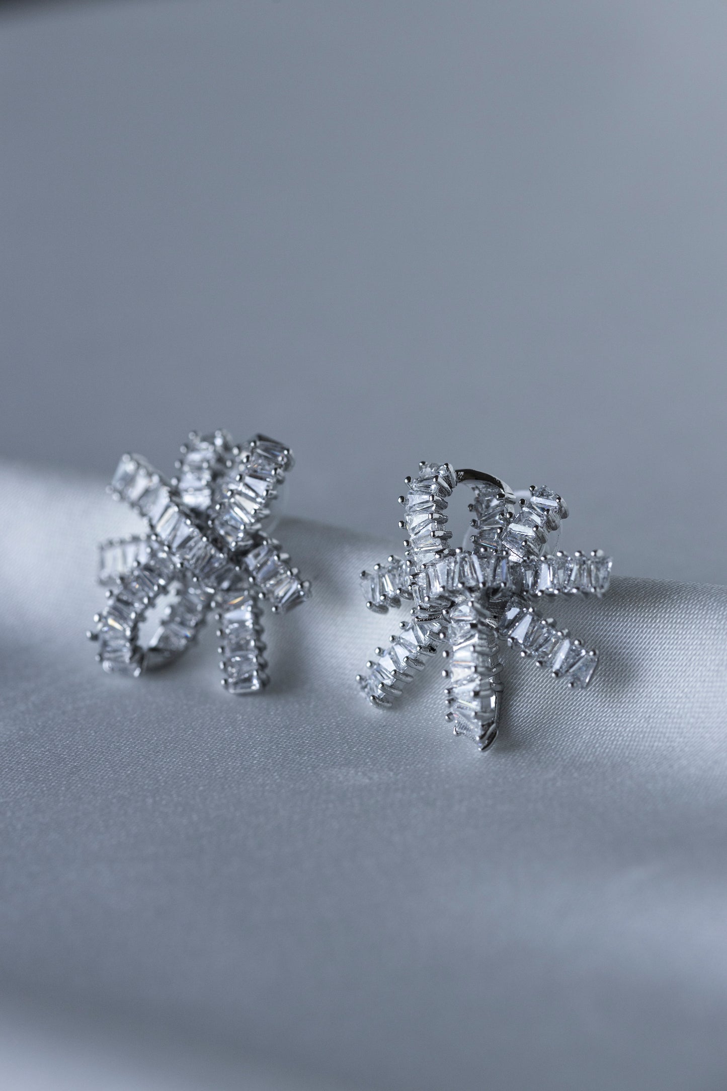 Silver Knot Earrings