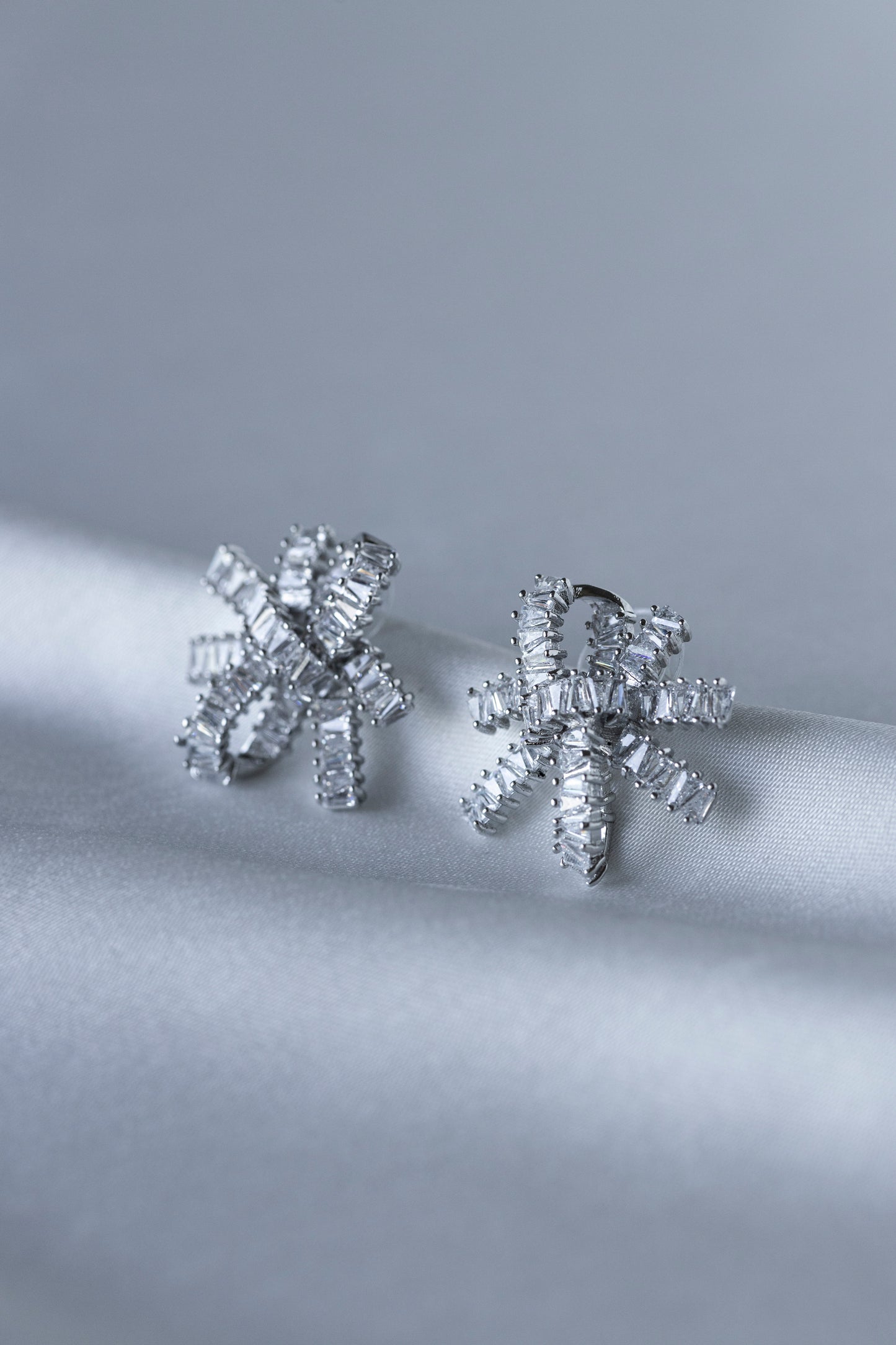 Silver Knot Earrings