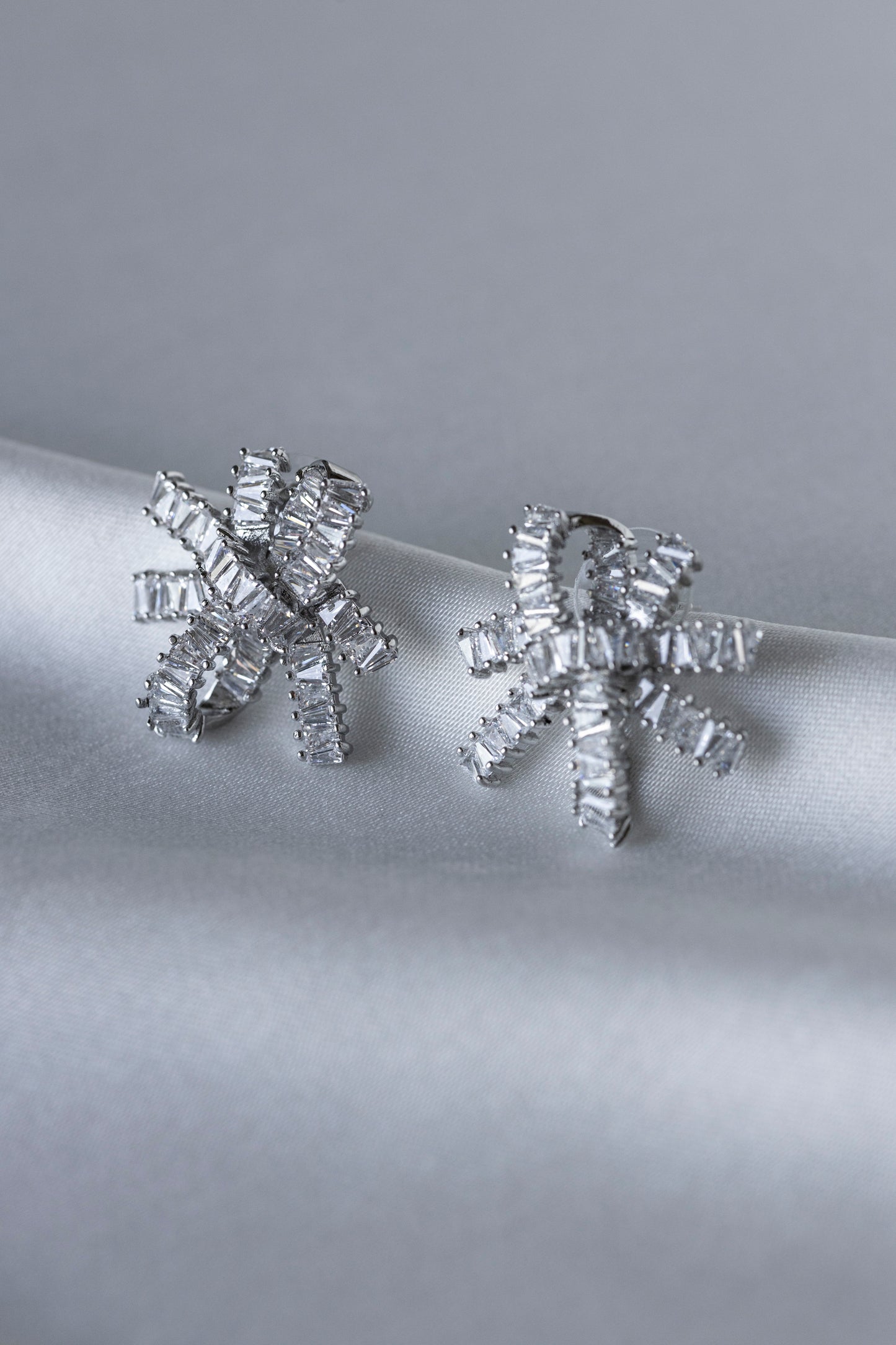 Silver Knot Earrings