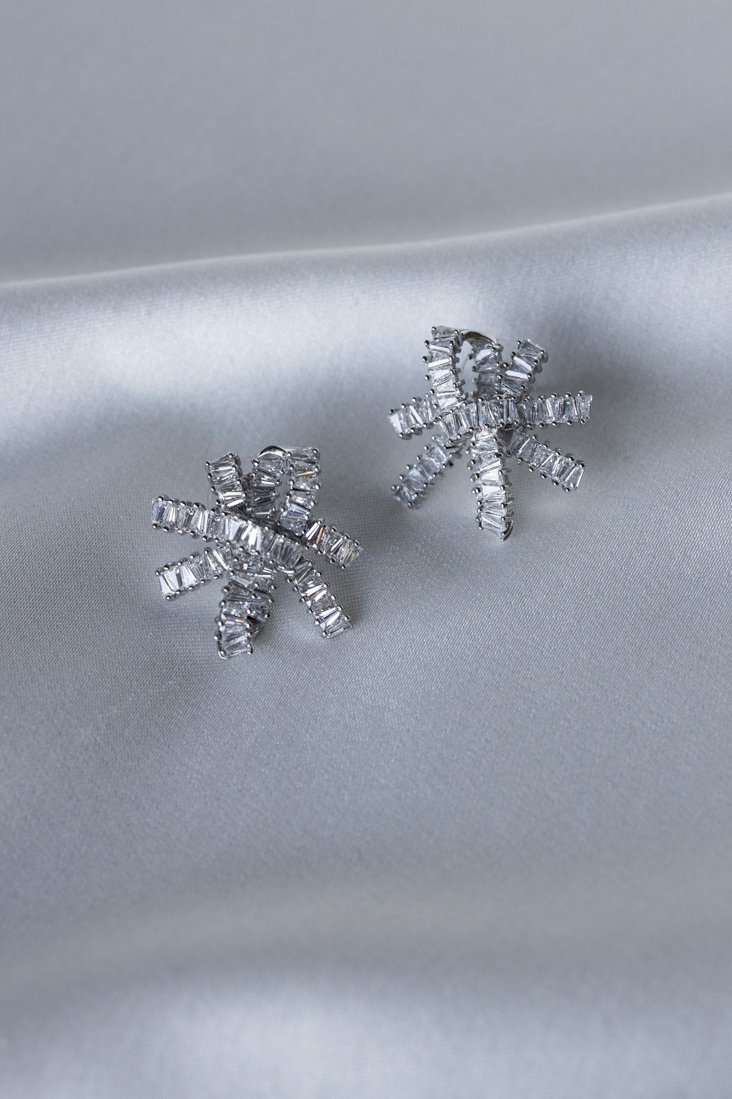 Silver Knot Earrings